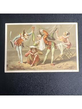 Boston 1890s French Themed  clown acrobats Shepard, Norwell & Co Winter St Trade